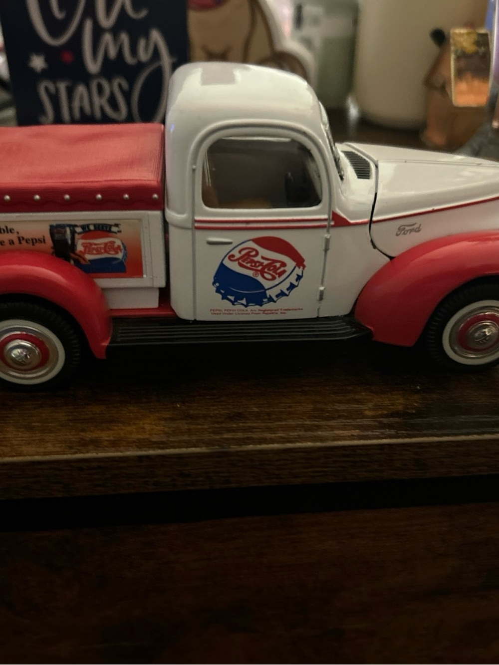 Pepsi Red, White & Blue Retro Toy Pickup Truck
